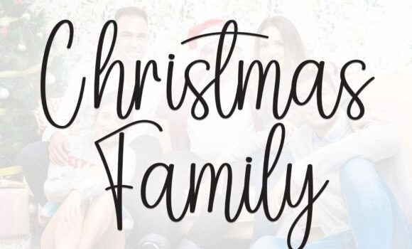 Christmas Family Font - Featured Image