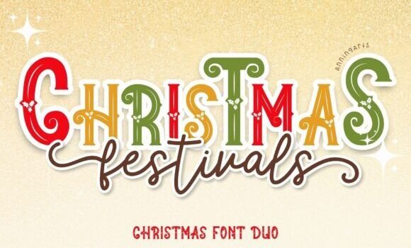 Christmas Festivals Duo Font Fonts Free Download Christmas Festivals Duo Font - Featured Image
