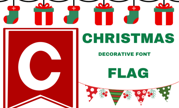Christmas Flag Font - Featured Image