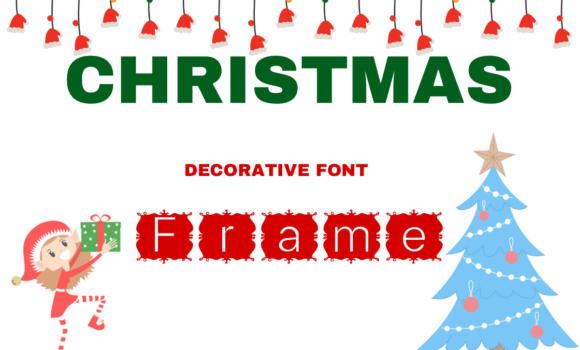 Christmas Frame Font Fonts Free Download Christmas Frame Font - Featured Image