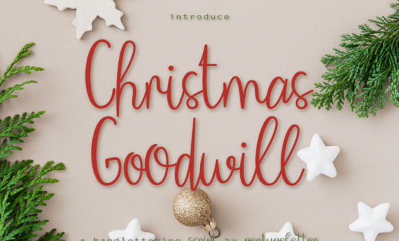 Christmas Goodwill Font - Featured Image