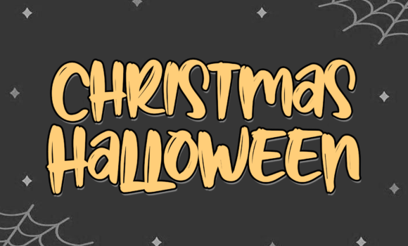 Christmas Halloween Font - Featured Image