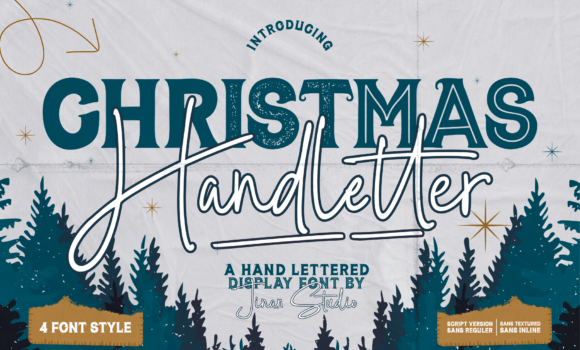 Christmas Handletter Font - Featured Image