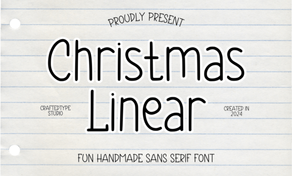 Christmas Linear Font Fonts Free Download Christmas Linear Font - Featured Image