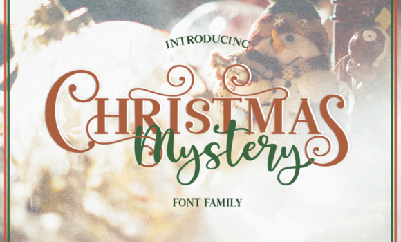 Christmas Mystery Family Font - Featured Image