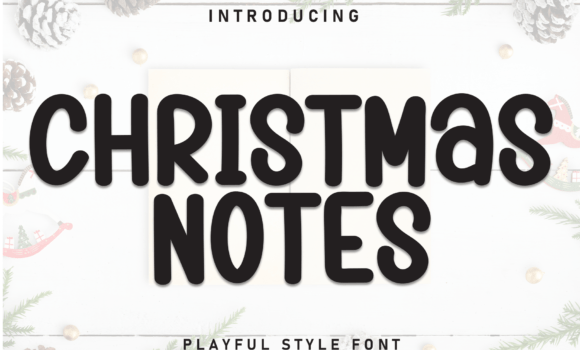 Christmas Notes Font Fonts Free Download Christmas Notes Font - Featured Image
