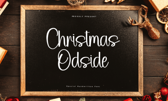 Christmas Odside Font - Featured Image