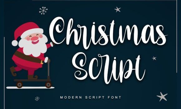 Christmas Script Font - Featured Image