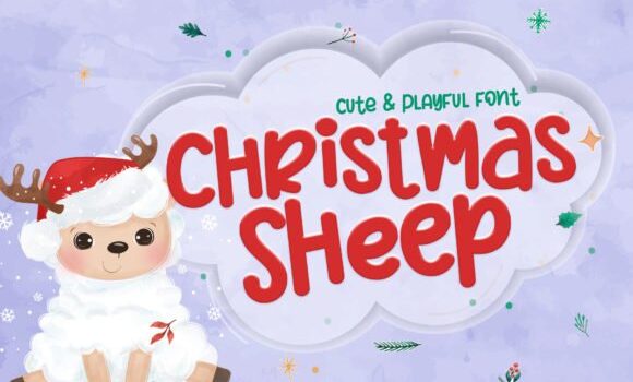 Christmas Sheep Font Fonts Free Download Christmas Sheep Font - Featured Image
