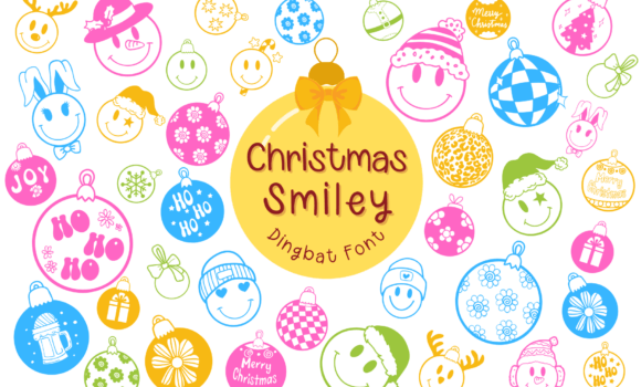 Christmas Smiley Font Fonts Free Download Christmas Smiley Font - Featured Image