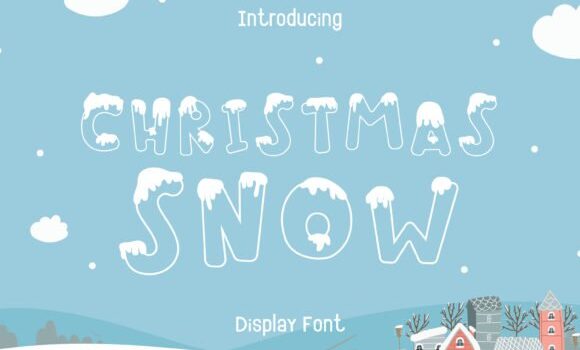 Christmas Snow Font - Featured Image