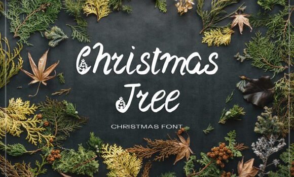 Christmas Tree Font Fonts Free Download Christmas Tree Font - Featured Image