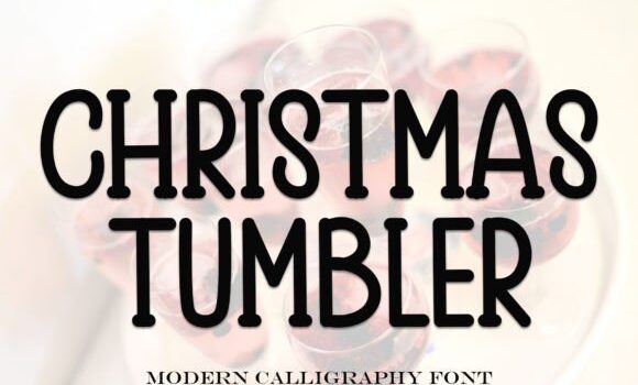 Christmas Tumbler Font Fonts Free Download Christmas Tumbler Font - Featured Image