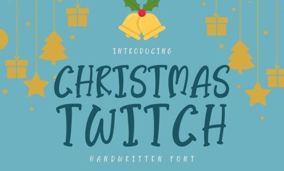 Christmas Twitch Font - Featured Image
