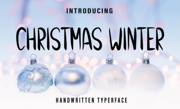 Christmas Winter Font Font - Featured Image