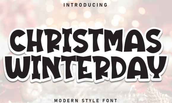 Christmas Winterday Font - Featured Image