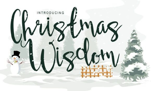 Christmas Wisdom Font - Featured Image