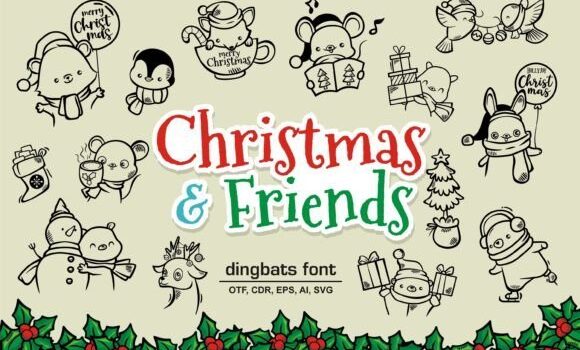 Christmas and Friends Font Fonts Free Download Christmas and Friends Font - Featured Image
