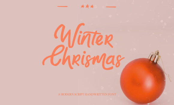 Christmas and Winter Font - Featured Image