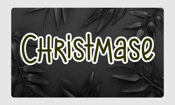 Christmase Font - Featured Image