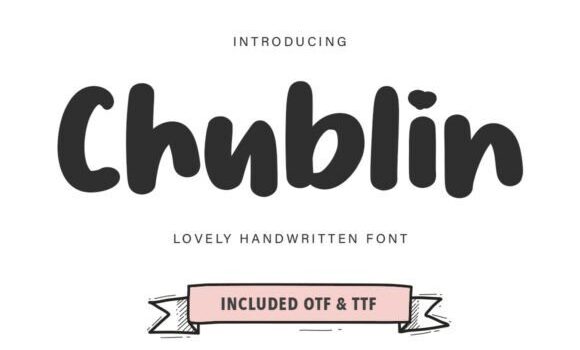Chubblin Font - Featured Image