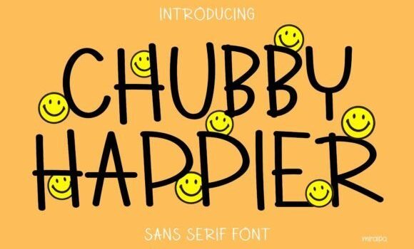 Chubby Happier Font Fonts Free Download Chubby Happier Font - Featured Image
