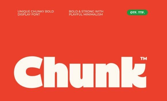 Chunk Font - Featured Image