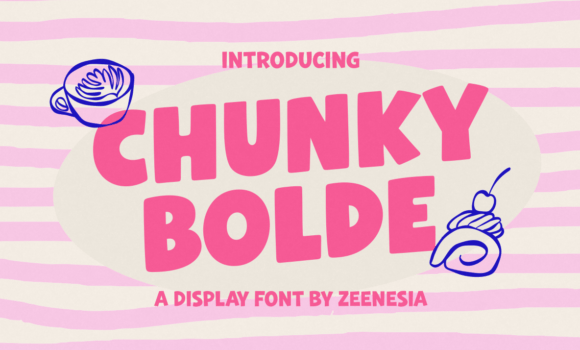 Chunky Bolde Font - Featured Image