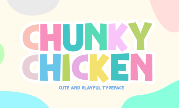 Chunky Chicken Font - Featured Image
