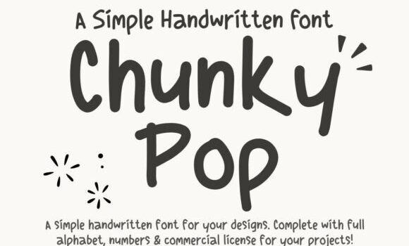 Chunky Pop Font Fonts Free Download
