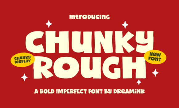 Chunky Rough Font - Featured Image