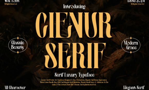 Cienur Font - Featured Image