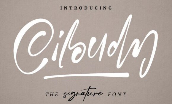 Ciloudy Font Fonts Free Download Ciloudy Font - Featured Image