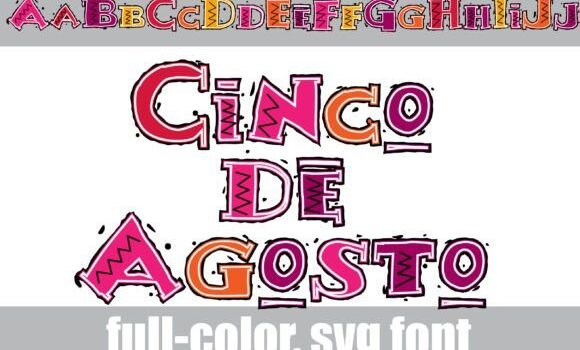 Cinco De Agosto Font Fonts Free Download Cinco De Agosto Font - Featured Image