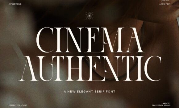 Cinema Authentic Font - Featured Image