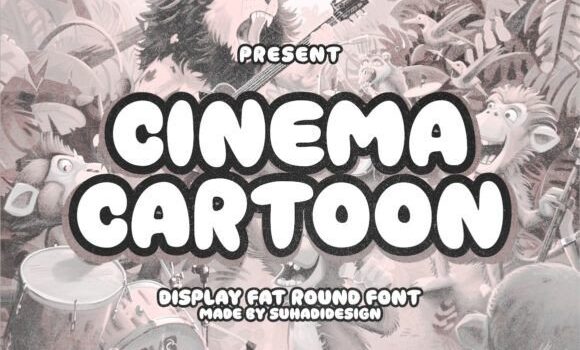 Cinema Cartoon Font - Featured Image