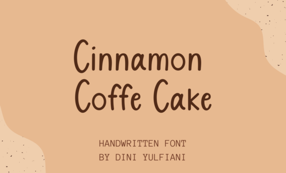 Cinnamon Coffe Cake Font - Featured Image