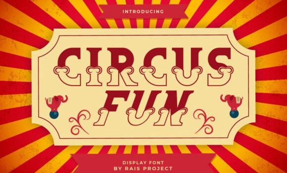 Circus Fun Font - Featured Image