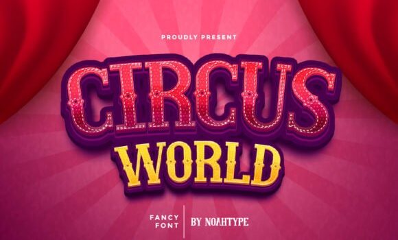 Circus World Font - Featured Image