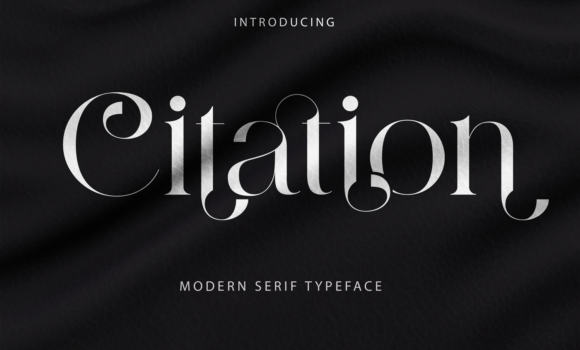 Citation Font Fonts Free Download Citation Font - Featured Image