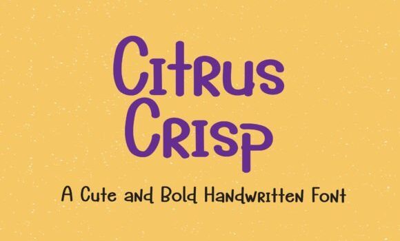 Citrus Crisp Font Font Fonts Free Download Citrus Crisp Font Font - Featured Image