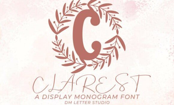 Clarest Monogram Font - Featured Image