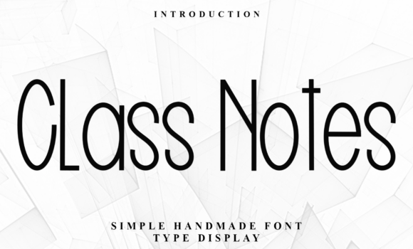 Class Notes Font Fonts Free Download Class Notes Font - Featured Image