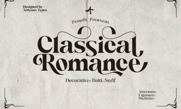 Classical Romance Font Fonts Free Download Classical Romance Font - Featured Image