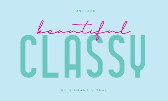Classy Beautiful Duo Font - Featured Image