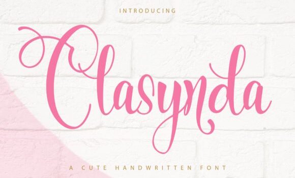 Clasynda Font - Featured Image