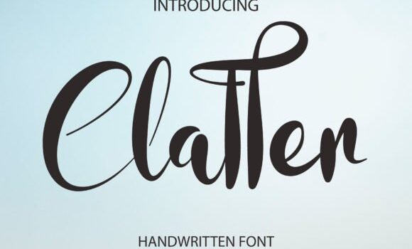 Clatter Font Fonts Free Download Clatter Font - Featured Image