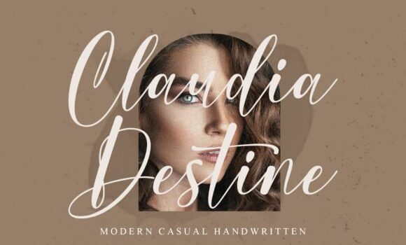 Claudia Destine Font Fonts Free Download Claudia Destine Font - Featured Image