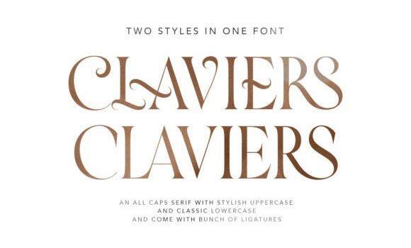 Claviers Font Fonts Free Download Claviers Font - Featured Image