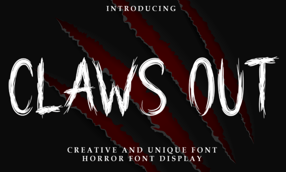 Claws out Font Font Fonts Free Download Claws out Font Font - Featured Image
